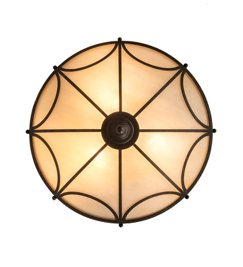 Meyda Tiffany 232898 LED Flushmount, Golden Bronze
