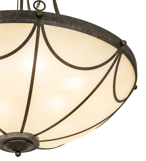 Meyda Tiffany 232899 Six Light Pendant, Golden Bronze