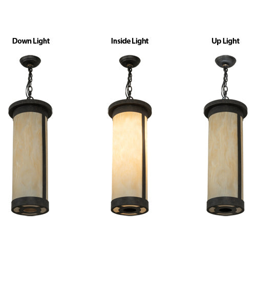 Meyda Tiffany 232901 LED Pendant, Golden Bronze
