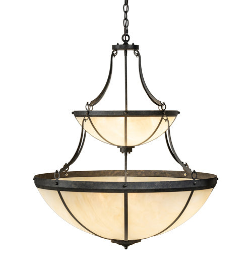 Meyda Tiffany 232902 Ten Light Pendant, Golden Bronze