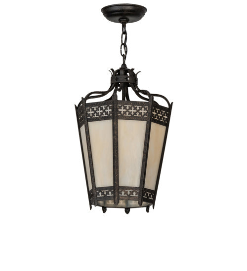 Meyda Tiffany 232903 Four Light Pendant, Golden Bronze