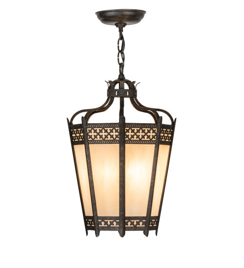 Meyda Tiffany 232903 Four Light Pendant, Golden Bronze