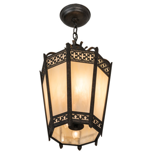 Meyda Tiffany 232903 Four Light Pendant, Golden Bronze