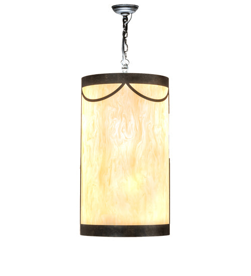 Meyda Tiffany 232904 LED Pendant, Golden Bronze