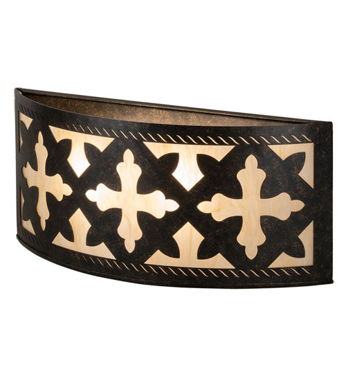 Meyda Tiffany 232907 Two Light Wall Sconce, Golden Bronze