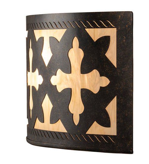 Meyda Tiffany 232907 Two Light Wall Sconce, Golden Bronze