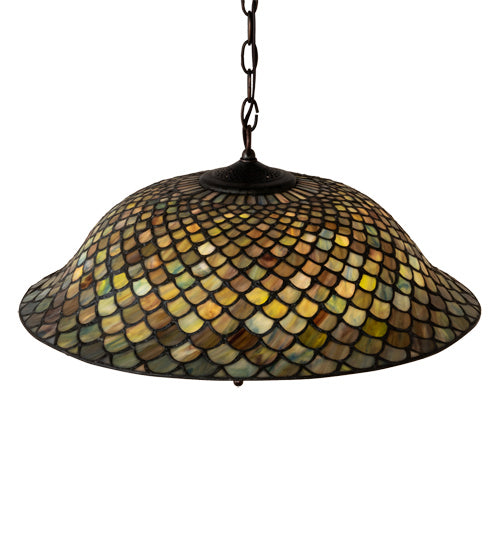 Meyda Tiffany 36856 Three Light Pendant, Mahogany Bronze