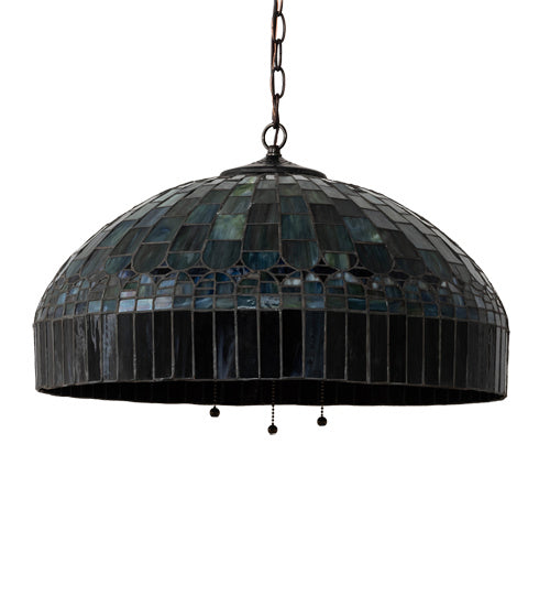 Meyda Tiffany 68656 Three Light Pendant, Mahogany Bronze