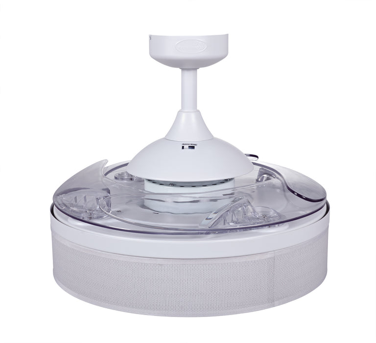 Beacon Lighting 51103001 48``Ceiling Fan, White and Transparent