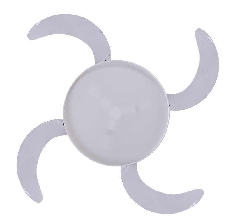 Beacon Lighting 51103001 48``Ceiling Fan, White and Transparent