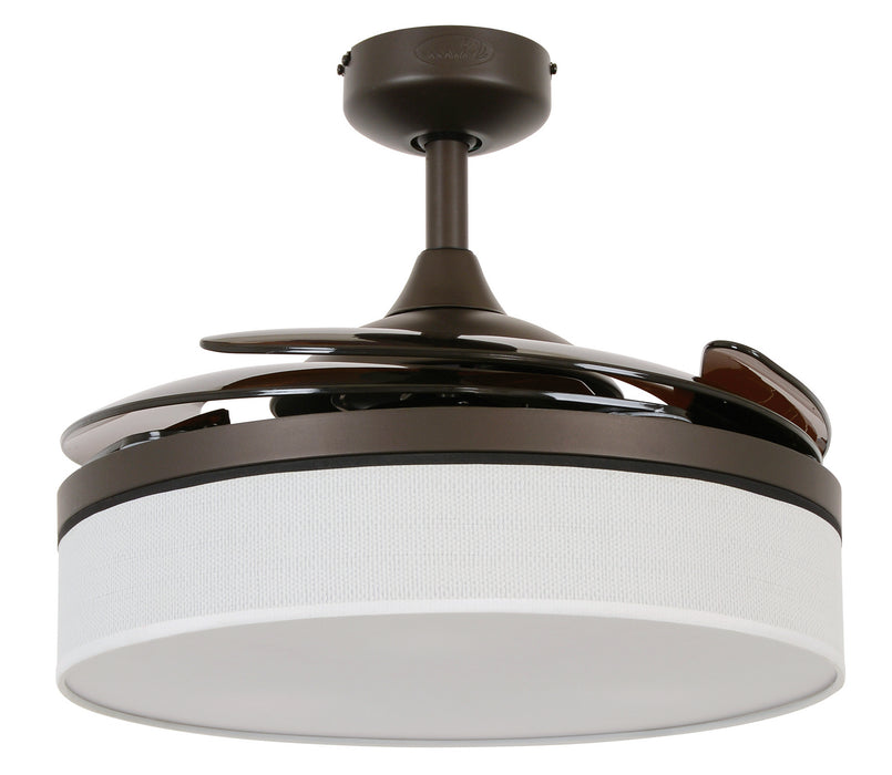 Beacon Lighting 51103101 48``Ceiling Fan, Oil Rubbed Bronze and Amber