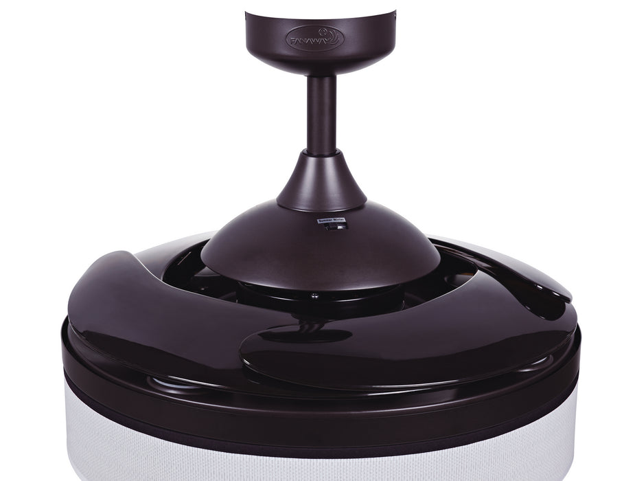 Beacon Lighting 51103101 48``Ceiling Fan, Oil Rubbed Bronze and Amber