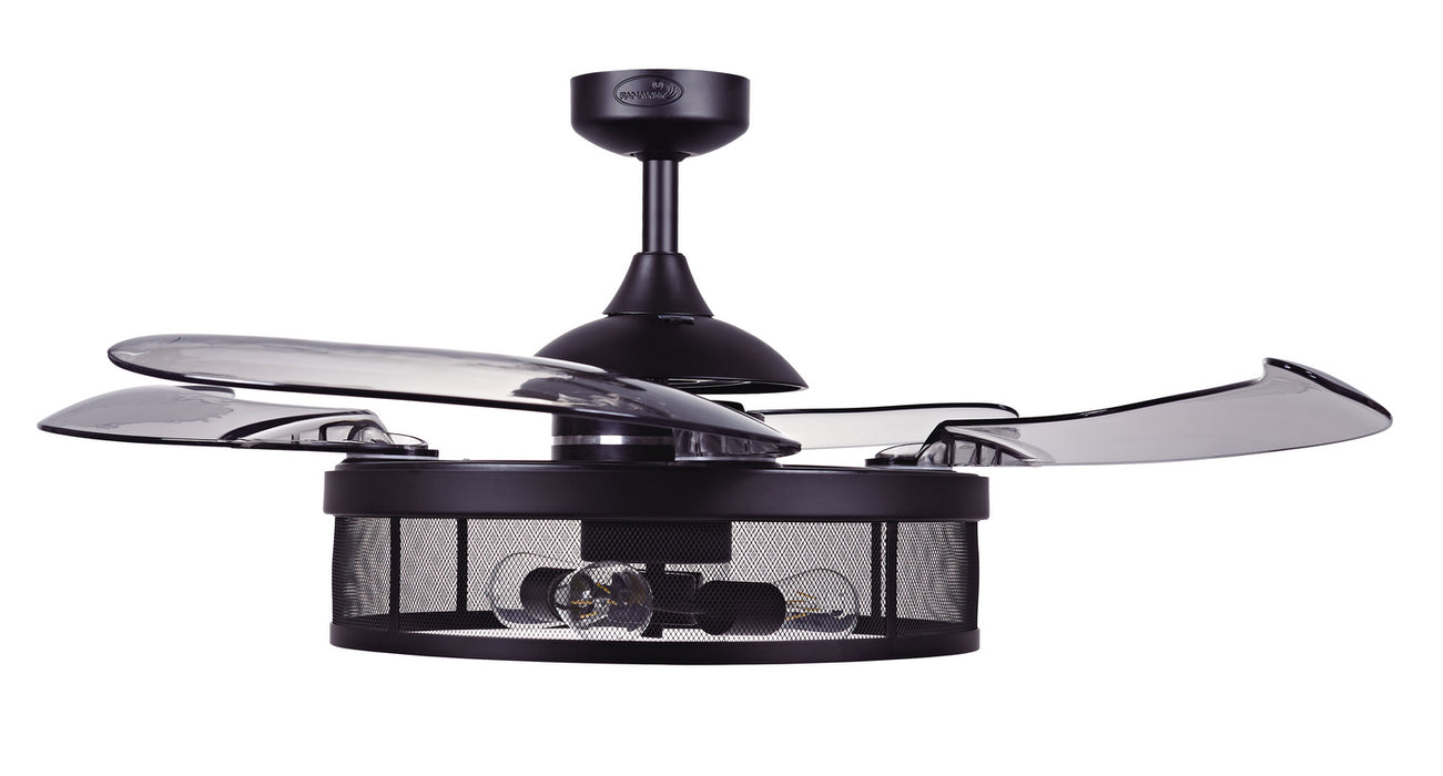 Beacon Lighting 51107101 48``Ceiling Fan, Black