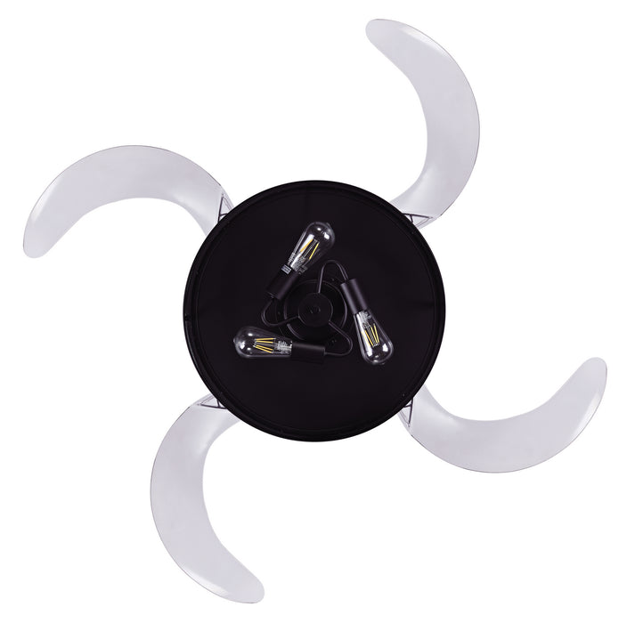 Beacon Lighting 51107101 48``Ceiling Fan, Black