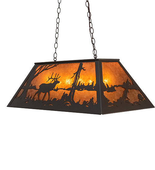 Meyda Tiffany 122975 Six Light Pendant, Timeless Bronze