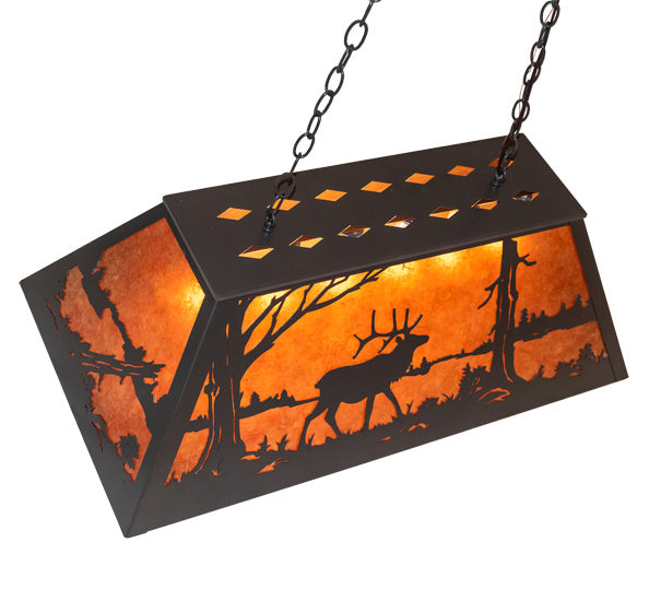 Meyda Tiffany 122975 Six Light Pendant, Timeless Bronze