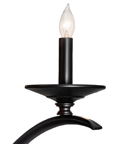 Meyda Tiffany 225442 Eight Light Chandelier, Blackwash