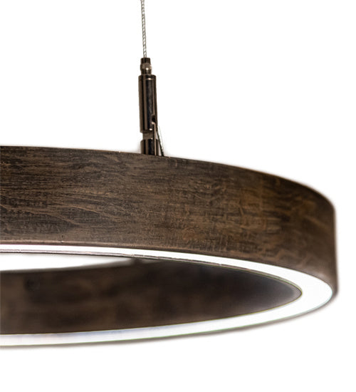 Meyda Tiffany 229987 LED Pendant, Florence Walnut And White