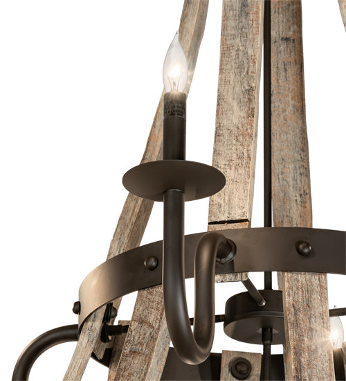 Meyda Tiffany 230170 12 Light Chandelier, Oil Rubbed Bronze