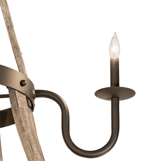 Meyda Tiffany 230170 12 Light Chandelier, Oil Rubbed Bronze