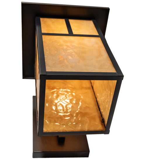 Meyda Tiffany 230271 One Light Wall Sconce, Craftsman Brown