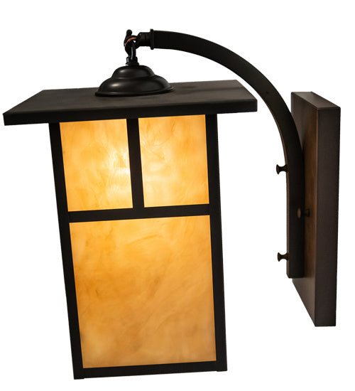 Meyda Tiffany 230271 One Light Wall Sconce, Craftsman Brown