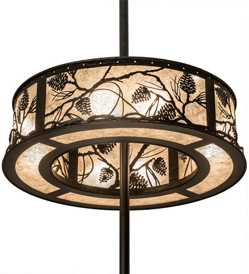 Meyda Tiffany 230929 24 Light Chandel-Air, Textured Black