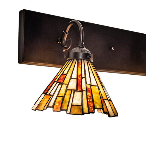 Meyda Tiffany 231033 Three Light Vanity, Mahogany Bronze
