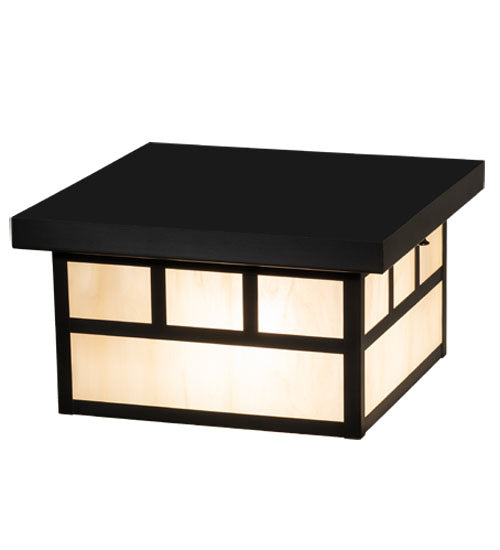 Meyda Tiffany 232171 Two Light Flush Mount, Craftsman Brown