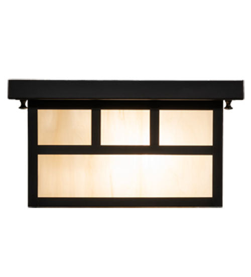 Meyda Tiffany 232171 Two Light Flush Mount, Craftsman Brown