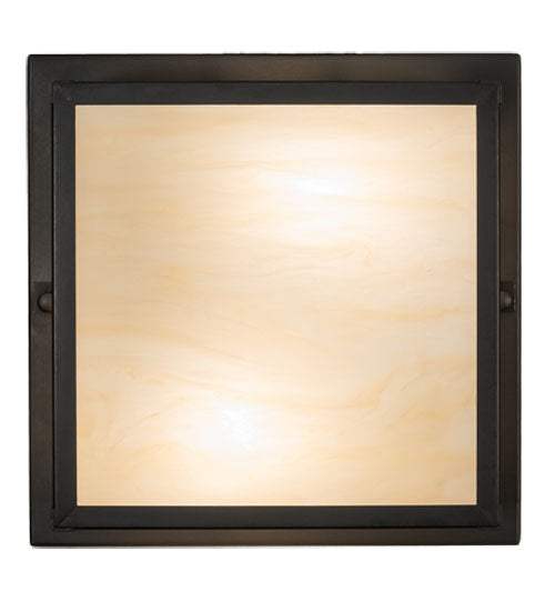 Meyda Tiffany 232171 Two Light Flush Mount, Craftsman Brown