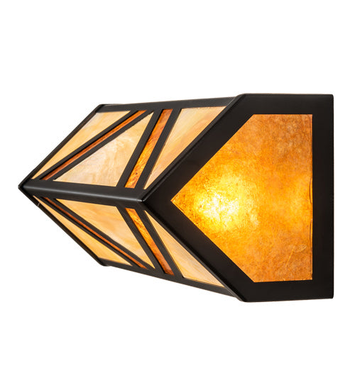 Meyda Tiffany 233811 Two Light Vanity, Flat Black