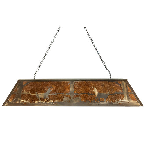 Meyda Tiffany 48172 Nine Light Oblong Pendant, Antique Copper