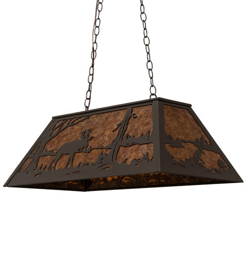 Meyda Tiffany 98242 Six Light Pendant, Timeless Bronze
