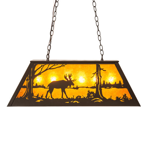 Meyda Tiffany 98242 Six Light Pendant, Timeless Bronze