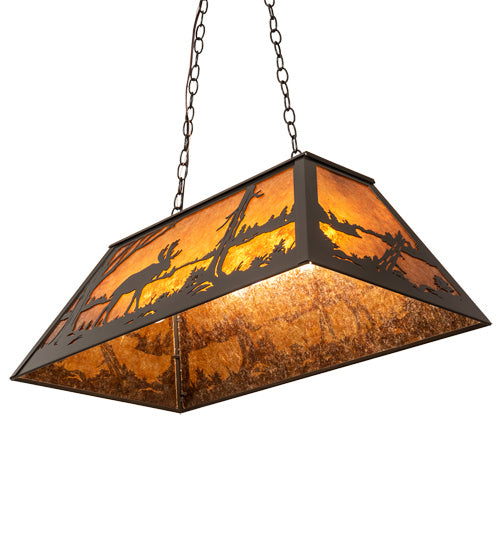 Meyda Tiffany 98242 Six Light Pendant, Timeless Bronze