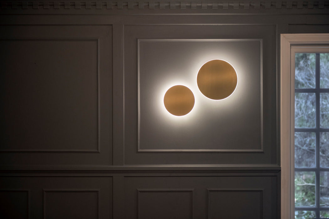 Koncept RMW-09-SW-BRS-HW LED Wall Sconce, Brass