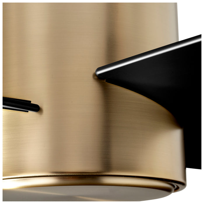 Oxygen 3-101-40 52" Ceiling Fan, Aged Brass