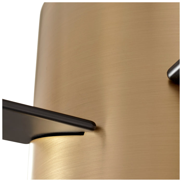 Oxygen 3-102-40 52" Ceiling Fan, Aged Brass