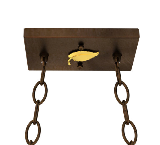 Meyda Tiffany 118556 Six Light Pendant, Antique Copper
