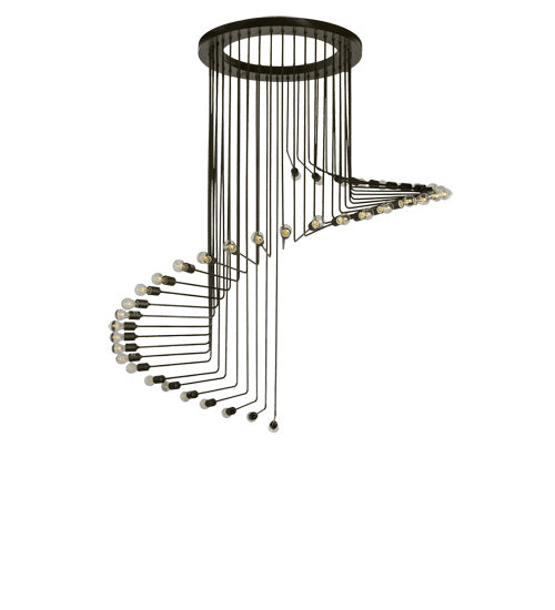 Meyda Tiffany 220082 LED Chandelier, Oil Rubbed Bronze