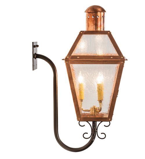 Meyda Tiffany 220734 LED Wall Sconce, Raw Copper/Raw Brass/Dark Bronze