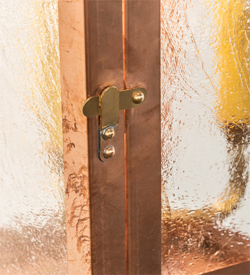 Meyda Tiffany 220734 LED Wall Sconce, Raw Copper/Raw Brass/Dark Bronze