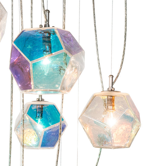 Meyda Tiffany 229565 12 Light Pendant, Nickel