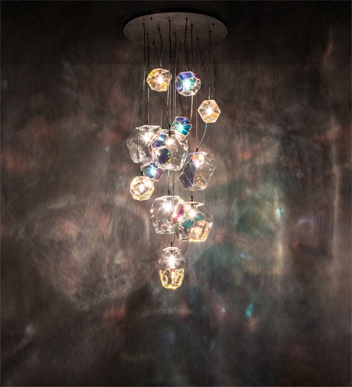 Meyda Tiffany 229565 12 Light Pendant, Nickel