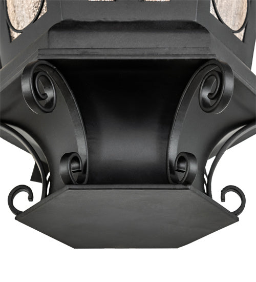 Meyda Tiffany 229698 Two Light Wall Sconce, Anodized Effect Black