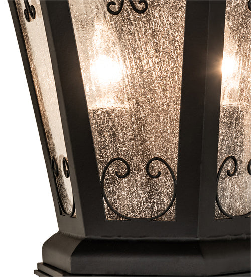 Meyda Tiffany 229698 Two Light Wall Sconce, Anodized Effect Black