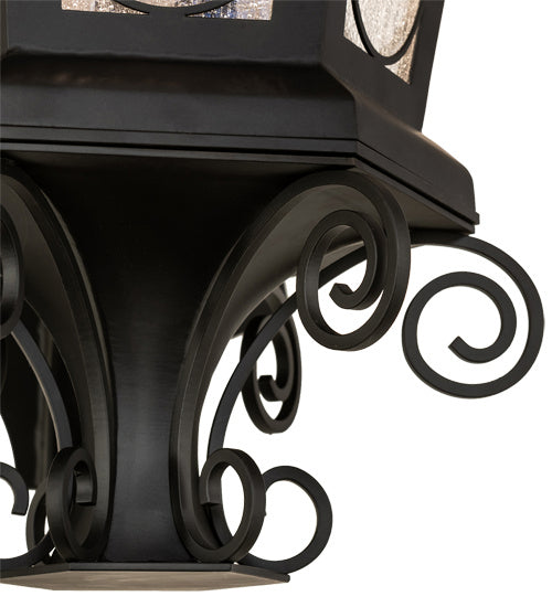 Meyda Tiffany 230017 Three Light Wall Sconce, Anodized Effect Black