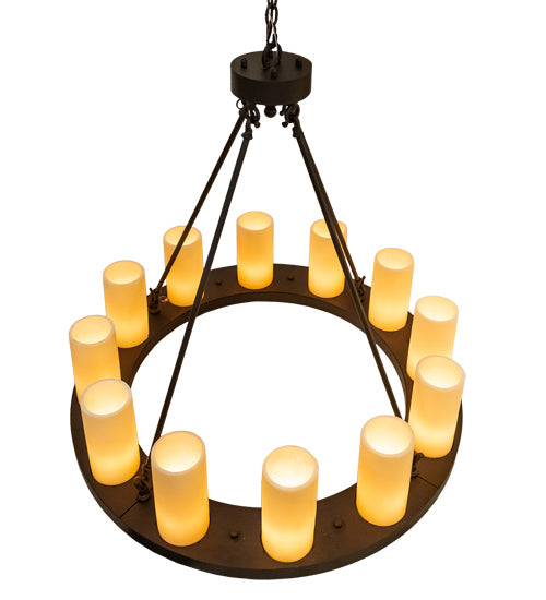 Meyda Tiffany 230212 12 Light Chandelier, Oil Rubbed Bronze