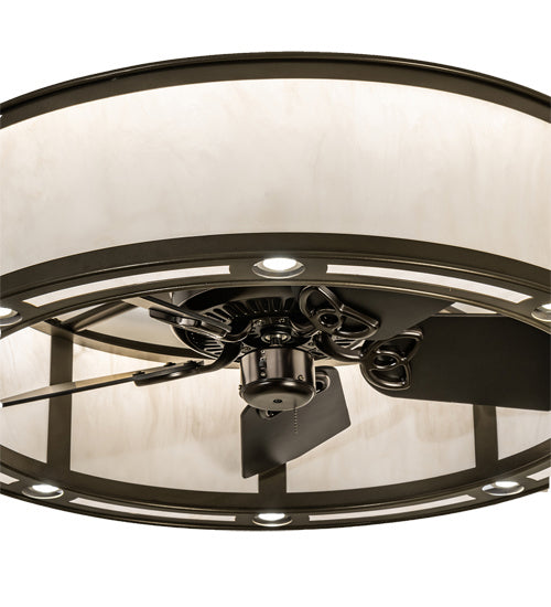 Meyda Tiffany 230610 LED Chandel-Air, Bronze